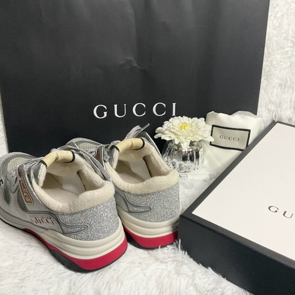 GUCCI ULTRA PACE LOW TOP SNEAKERS - Authentic - Picture 6 of 14